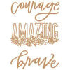 Prima - Chipboard Embellishments - Words to Live By