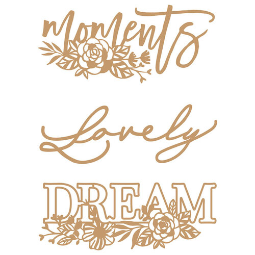 Prima - Chipboard Embellishments - Words to Live By II