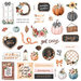 Prima - Pumpkin and Spice Collection - Ephemera 2 with Foil Accents