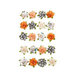 Prima - Pumpkin and Spice Collection - Flower Embellishments - Cozy Evening