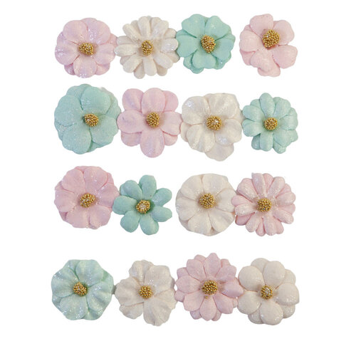 Prima - With Love Collection - Flower Embellishments - Little Kisses