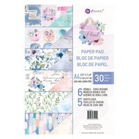 Prima Watercolor Floral IN THE WATER GARDEN 12X12 Scrapbook Paper