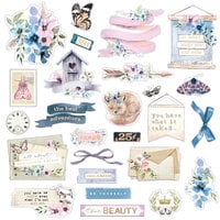 Prima - Watercolor Floral Collection - Ephemera - Set One