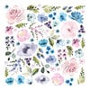 Prima - Watercolor Floral Collection - Ephemera - Set Three