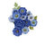 Prima - Nature Lover Collection - Flower Embellishments - Blue River