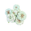 Prima - Watercolor Floral Collection - Flower Embellishments - Minty Water