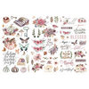 Prima - Hello Pink Autumn Collection - Rub Ons