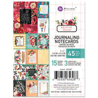 Prima - Painted Floral Collection - 3 x 4 Journaling Cards