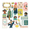 Prima - Majestic Collection - Ephemera With Foil Accents