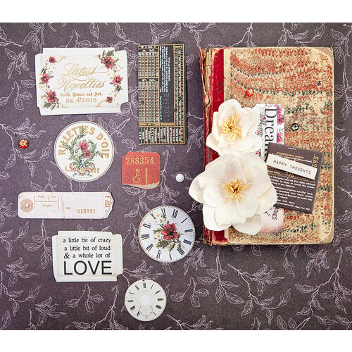 Prima - Magnolia Rouge Collection - Ephemera Icons Prima - Magnolia Rouge Collection - Ephemera Icons