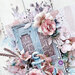 Prima - Indigo Collection - Flower Embellishments - Beautiful Story