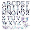 Prima - Aquarelle Dreams Collection - Ephemera - Acetate - Alphabet