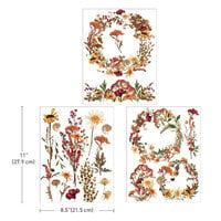 Re-Design - Middy Furniture Transfers - Dried Wildflowers