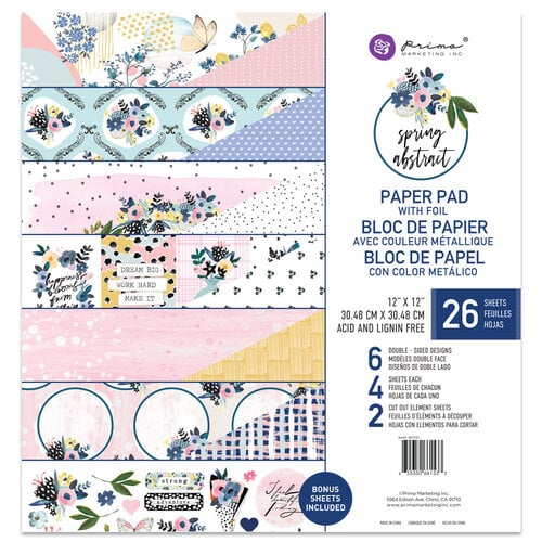 Colored Scrapbooking Paper Pad 6*6 Patterned Paper 12 Sheets