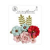 Prima - Candy Cane Lane Collection - Christmas - Flower Embellishments - Magical December