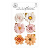 Prima - Luna Collection - Halloween - Flower Embellishments - Pumpkin Spice