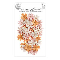 Prima - Luna Collection - Halloween - Flower Embellishments - Midnight Scare