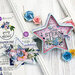 Prima - Spring Abstract Collection - Flower Embellishments - Traced Memories