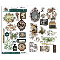 Prima Marketing - Nature Academia Collection - Chipboard Stickers