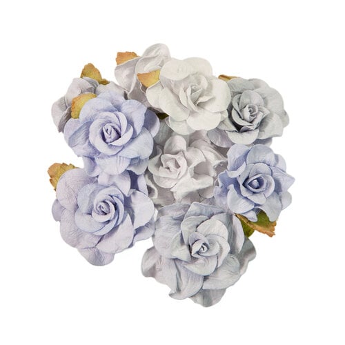 Prima Marketing - Bohemian Heart Collection - Flower Embellishments - Blue Lagoon