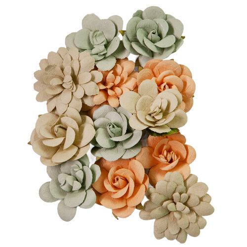 Prima - In The Moment Collection - Flower Embellishments - Airy Bliss