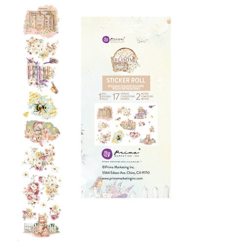 Prima - In Full Bloom Collection - Sticker Roll