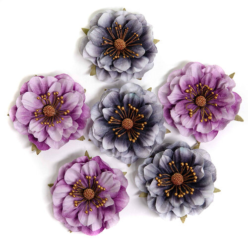 Prima Marketing - Bewitched Collection - Flower Embellishments - Moonlit Petals Prima Marketing - Bewitched Collection - Flower Embellishments - Moonlit Petals
