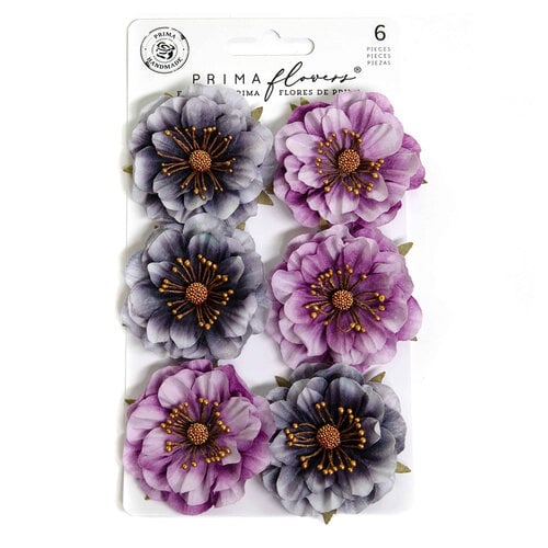 Prima Marketing - Bewitched Collection - Flower Embellishments - Moonlit Petals Prima Marketing - Bewitched Collection - Flower Embellishments - Moonlit Petals