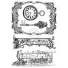 Prima - Time Travelers Memories Collection - Cling Mounted Stamps