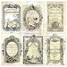 Prima - Paintables - 4 x 6 Pocket Cards - Nostalgic Reflections