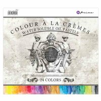 Prima - Colour A La Cremes - Water Soluble Oil Pastels - 24 Colors