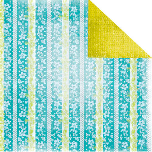 Prima - Tropics Collection - 12 x 12 Double Sided Paper - Waterfall