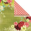 Prima - Strawberry Kisses Collection - 12 x 12 Double Sided Paper - Daydream