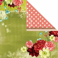Prima - Strawberry Kisses Collection - 12 x 12 Double Sided Paper - Daydream