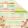 Prima - Strawberry Kisses Collection - 12 x 12 Double Sided Paper - Cherry Blossom