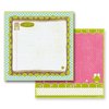 Prima - So Cute Collection - 12 x 12 Double Sided Paper - Noteworthy, CLEARANCE