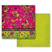 Prima - Paisley Road Collection - 12 x 12 Double Sided Paper - Bhangra