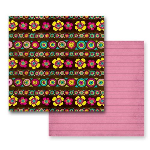 Prima - Paisley Road Collection - 12 x 12 Double Sided Paper - Punjab, CLEARANCE