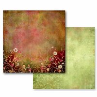 Prima - Fairy Flora Collection - 12 x 12 Double Sided Paper - Pixie Garden