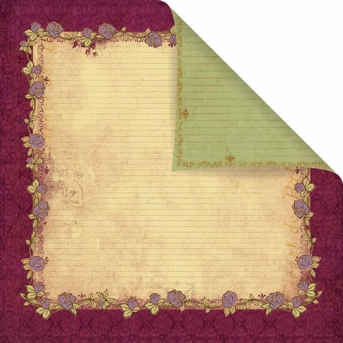 Prima - Back Stage Collection - 12 x 12 Double Sided Paper - Quadrille