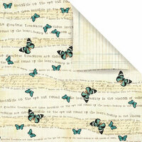 Prima - Reflections Collection - 12 x 12 Double Sided Paper - Shimmer