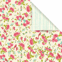Prima - Madeline Collection - 12 x 12 Double Sided Paper - Spring Tide