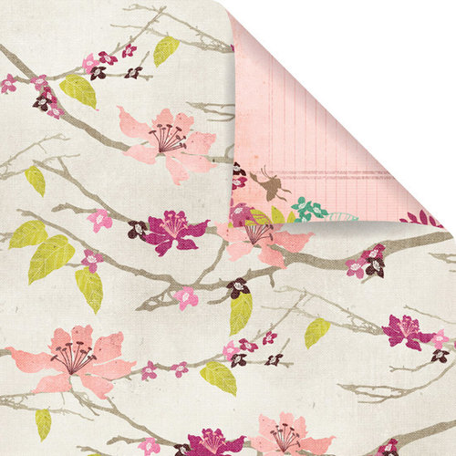 Prima - Melody Collection - 12 x 12 Double Sided Paper - Breeze