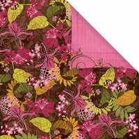 Prima - Melody Collection - 12 x 12 Double Sided Paper - Gathering Leaves