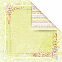 Prima - Sparkling Spring Collection - 12 x 12 Double Sided Paper - Amie