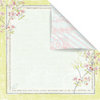 Prima - Sparkling Spring Collection - 12 x 12 Double Sided Paper - Bon Jour