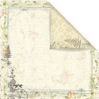 Prima - Botanical Collection - 12 x 12 Double Sided Paper - Candle Light
