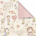 Prima - Celebrate Jack and Jill Collection - 12 x 12 Double Sided Paper - Sweet Valentine