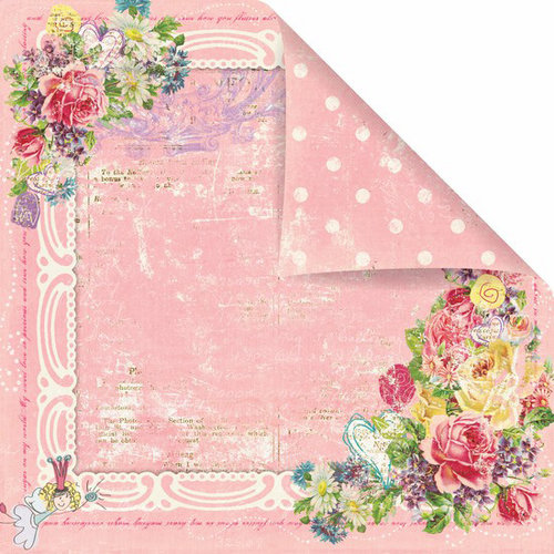 Prima - Sweet Fairy Collection - 12 x 12 Double Sided Paper - Enchanted