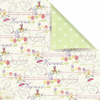 Prima - Sweet Fairy Collection - 12 x 12 Double Sided Paper - Precious